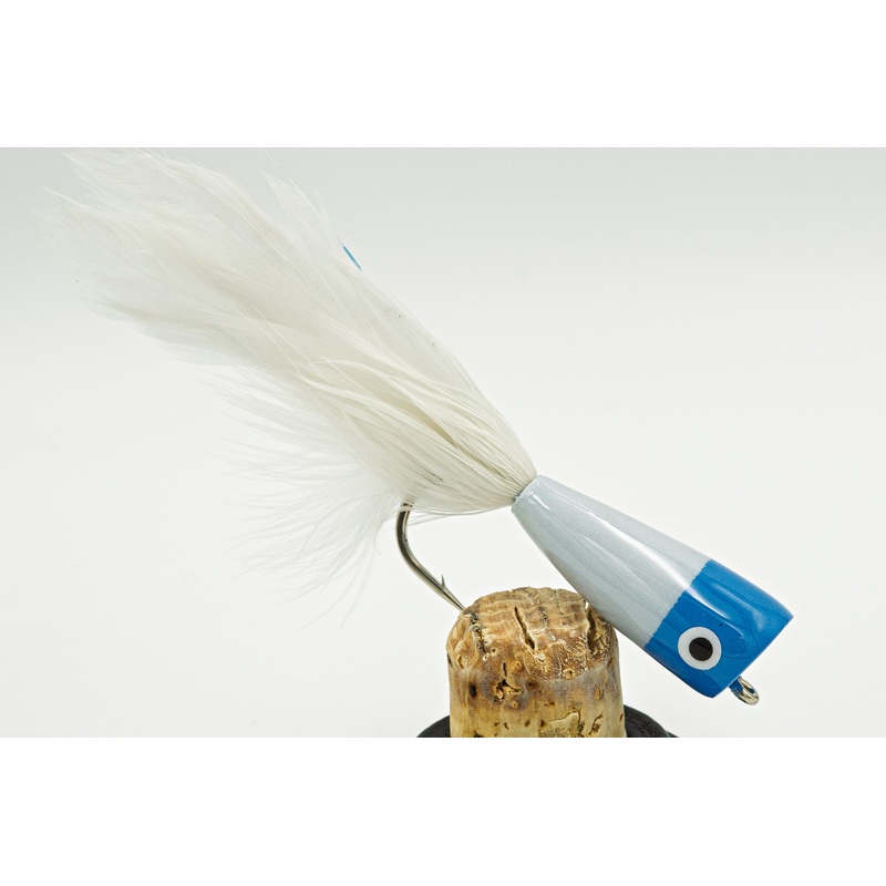 Rainys Bluen White Popper  Hook Size 3/0