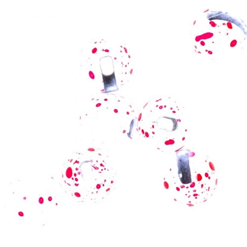 White Ruby Slotted Tungsten Beads – Semperfli