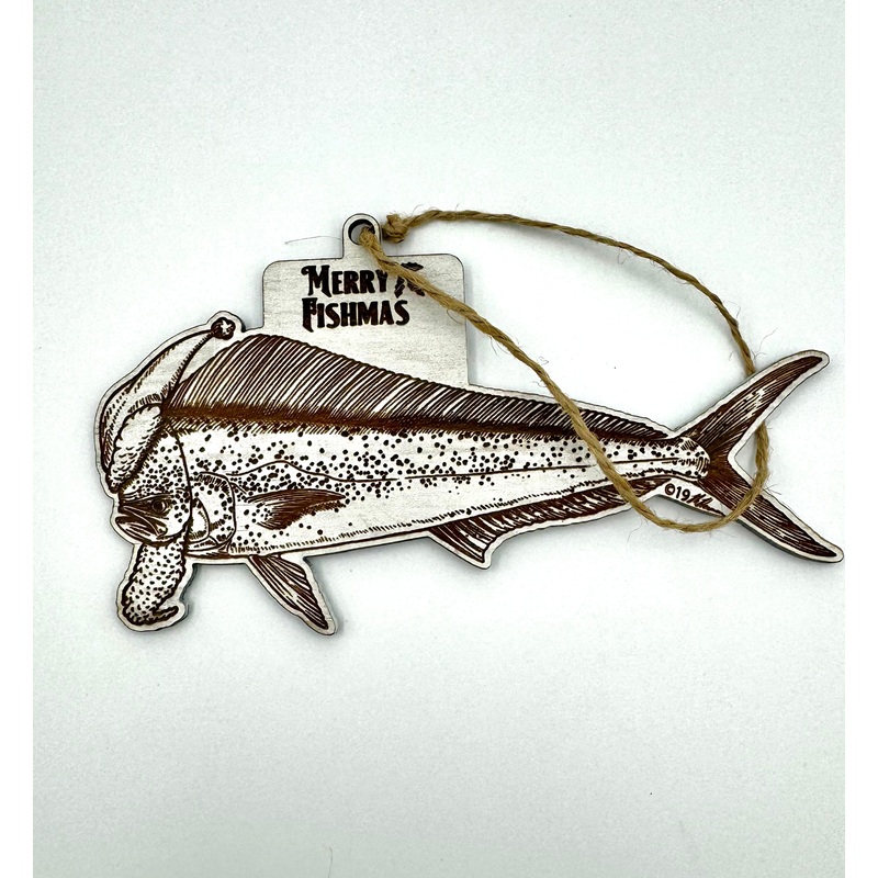 Wood Christmas Ornaments – Mahi Fishmas Ornaments