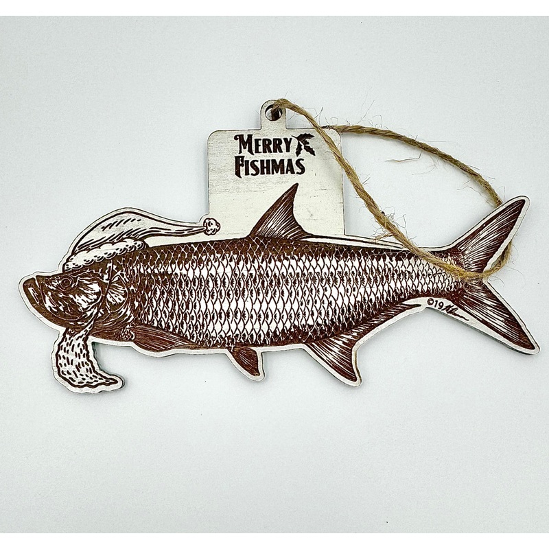 Wood Christmas Ornaments – Tarpon Fishmas Ornaments
