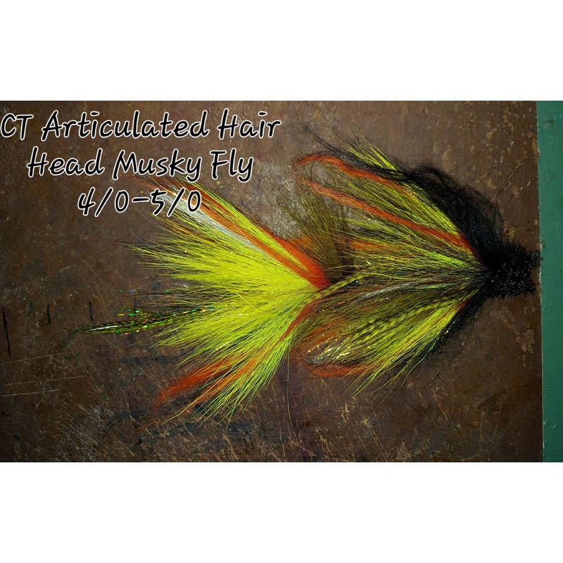 CT Articulated Hair Head Musky Fly