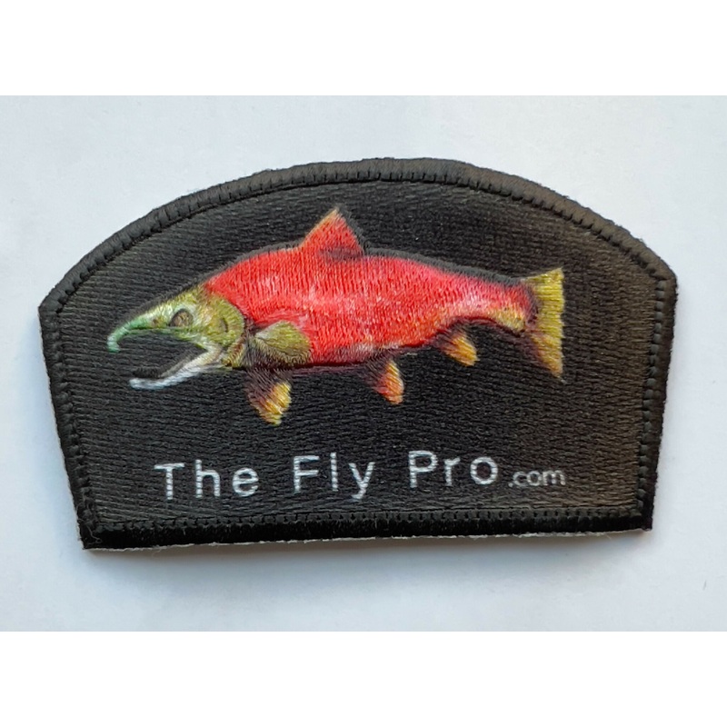 IRON-ON EMBROIDERED PATCH measures 3.5 x 2