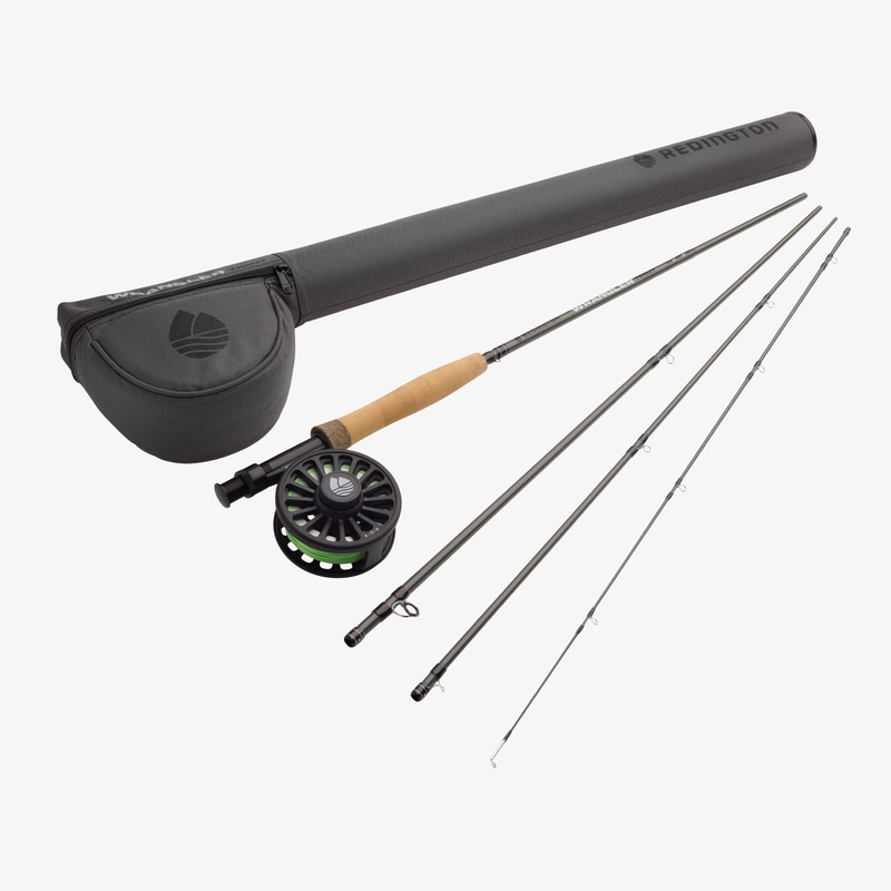 Redington Wrangler Trout Kit 9′ 5wt 4 Piece Outfit