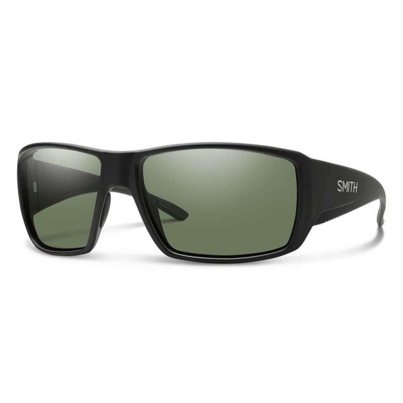 Smith Guide’s Choice Matte Black + ChromaPop Polarized Gray Green Lens