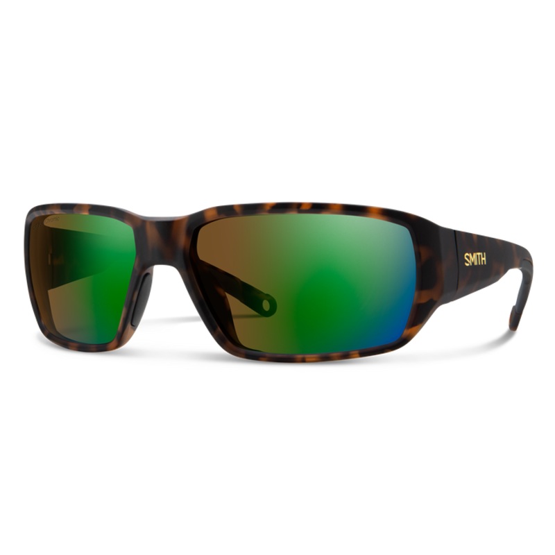 Smith Hookset Matte Tortoise + ChromaPop Glass PolarChromic Brown Green Mirror