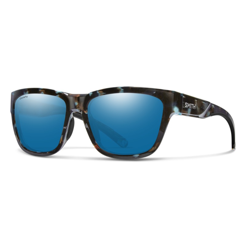 Smith Joya Sky Tortoise + ChromaPop Glass Polarized Blue Mirror Lens