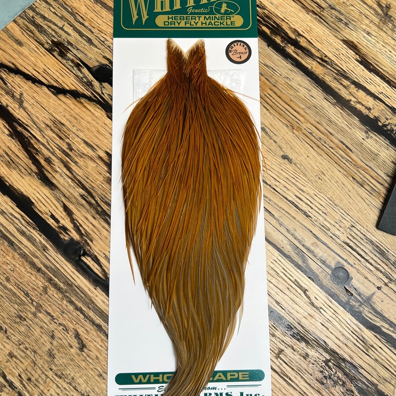 Whiting/Hebert Bronze Grade Cape, Rusty Natural Dun