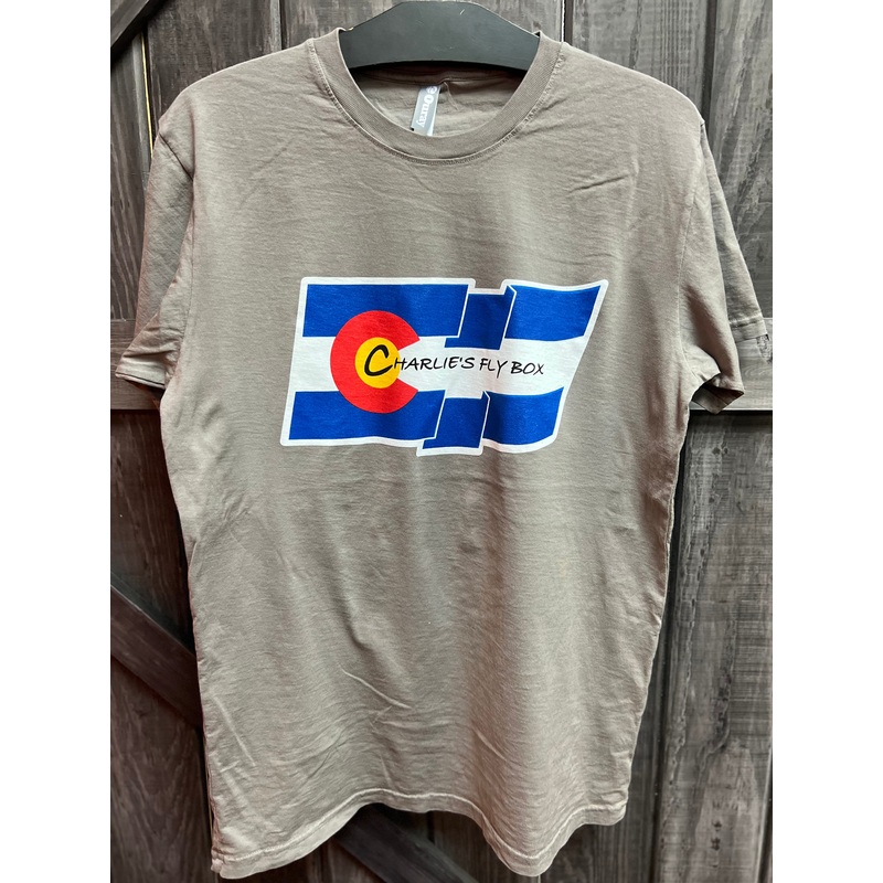 CFB Pigment Dyed Short Sleeve T-Shirt, Colorado Flag Logo