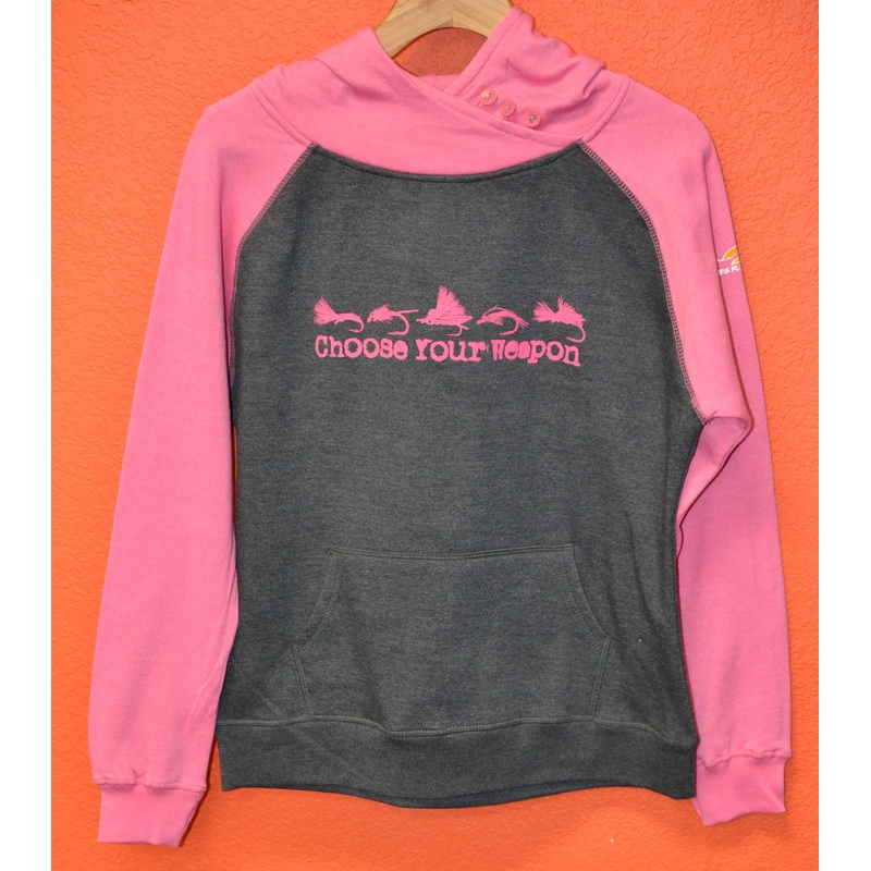 CFB Pink Ladies Hoody, Choose Your Weapon – CLOSEOUT