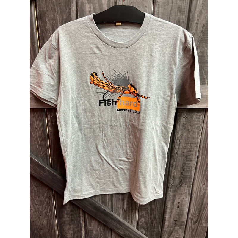 CFB Short Sleeve Sueded T- Shirts, Fish Hard Logo