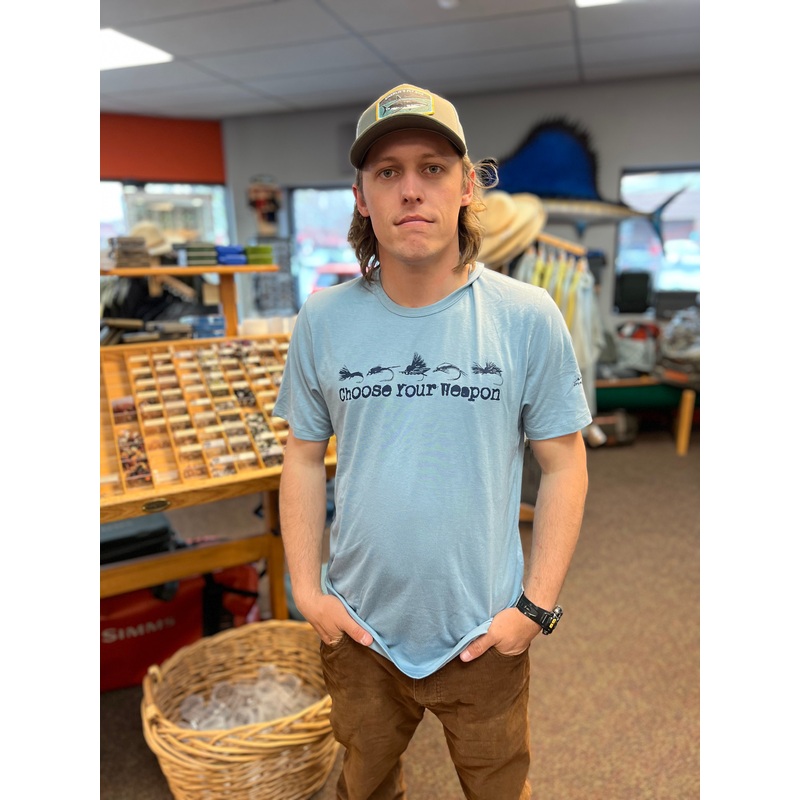 CFB T-Shirt, Choose Your Weapon Logo, Riviera Blue