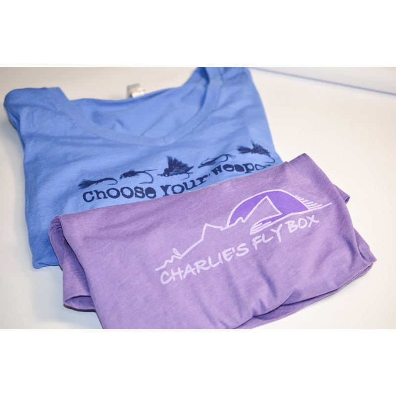 CFB T-Shirt, Ladies|Purple|Blue|Medium|Large