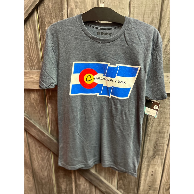 CFB Tri-Blend Short Sleeve T-Shirts with Colorado Flag Logo