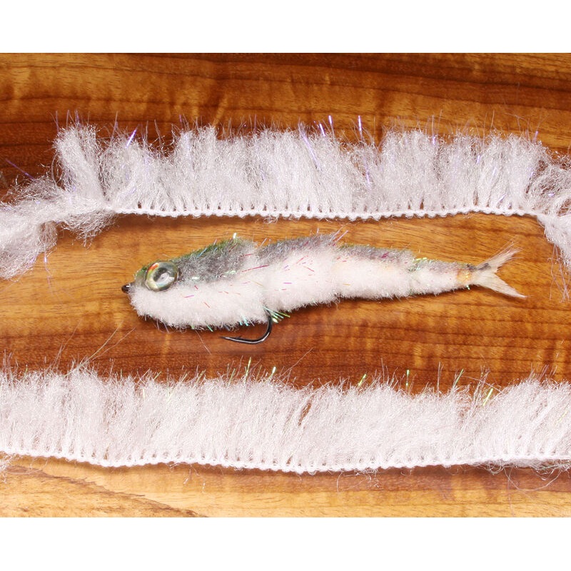 Hareline UV Minnow Body Wrap|UV White