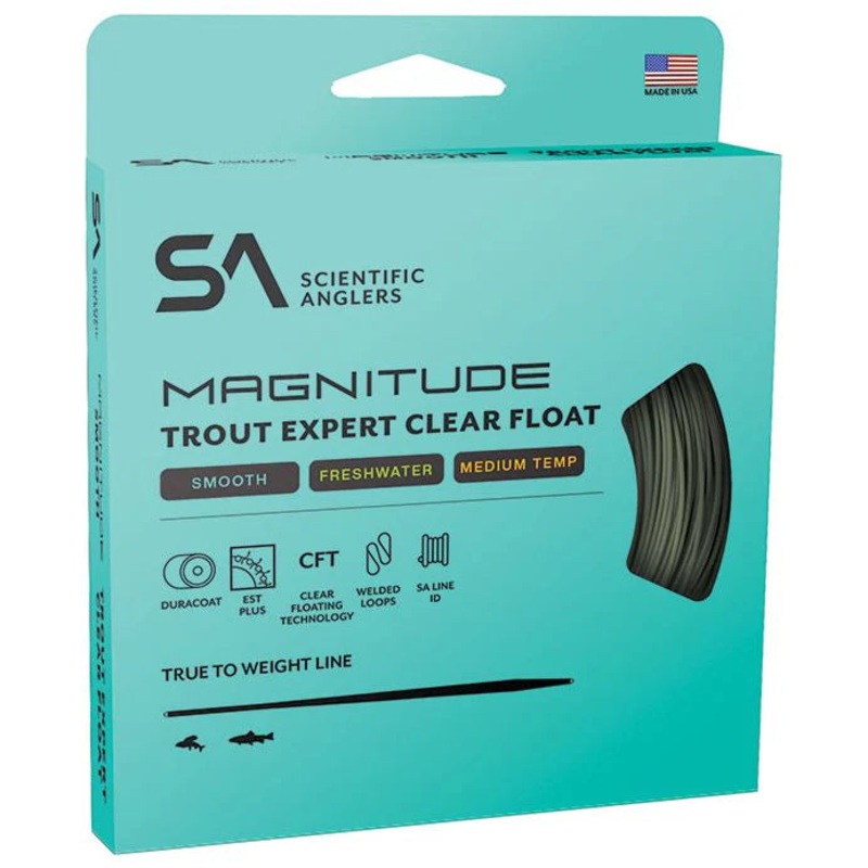 Scientific Anglers Magnitude Smooth Trout Expert 10′ Clear Float Tip