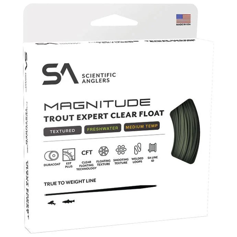 Scientific Anglers Magnitude Textured Trout Expert 10′ Clear Float Tip