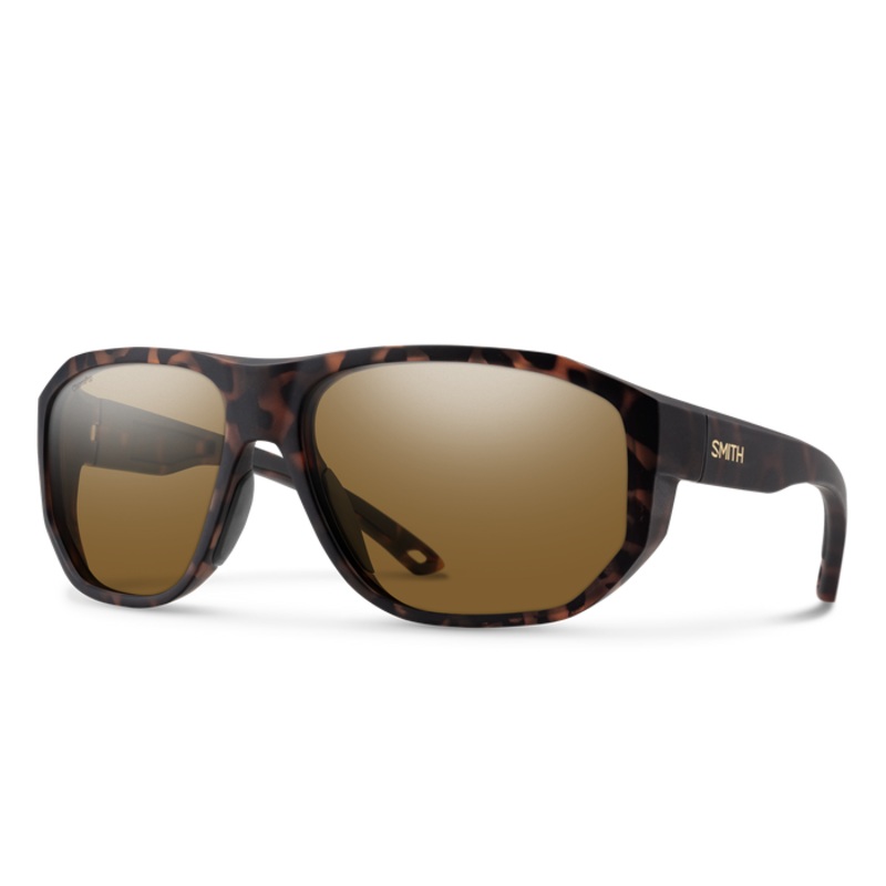 Smith Outrigger Matte Tortoise + ChromaPop Glass Polarized Brown Lens