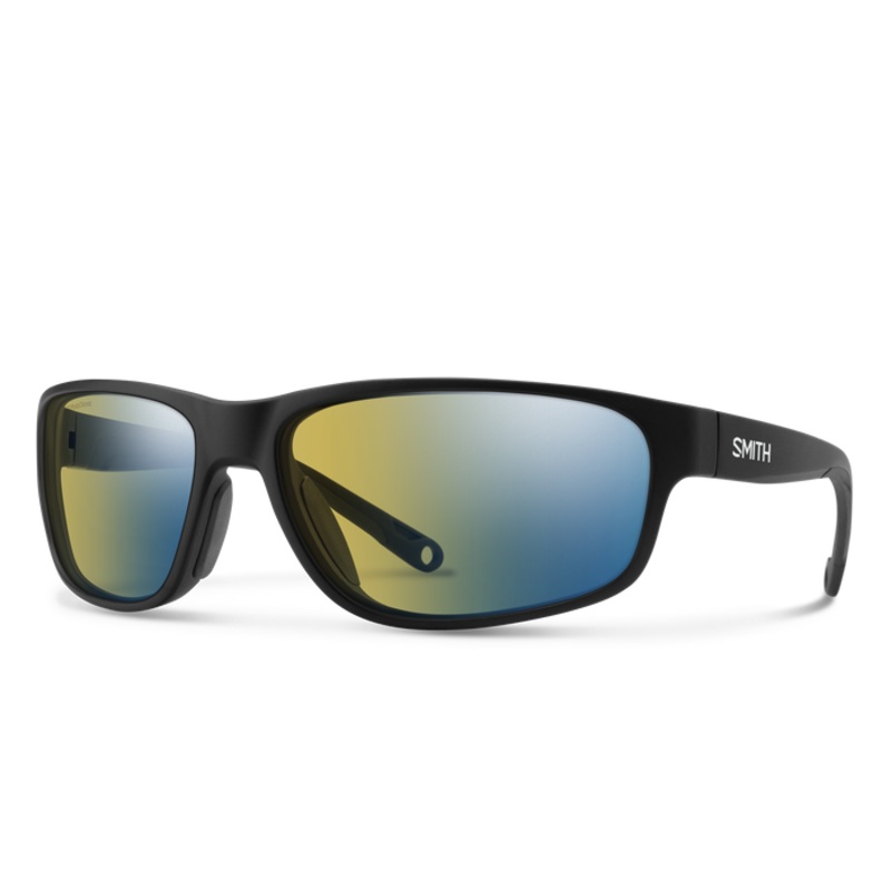 Smith Redding 2 Matte Black + ChromaPop Glass Polarchromic Yellow Blue Mirror Lens