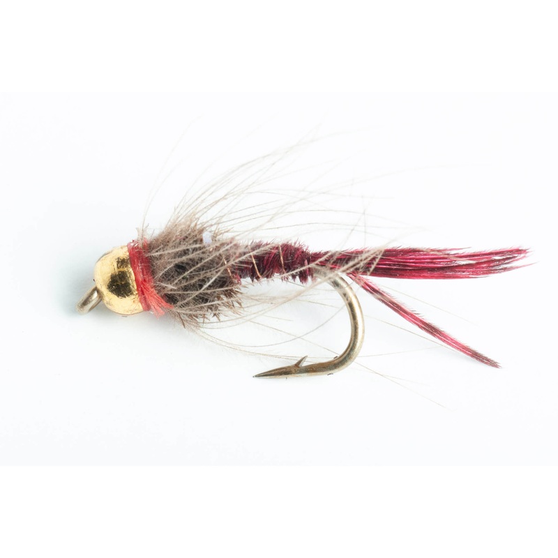 Bead Head CDC Pheasant Tail Nymph Fly, 6-Pack