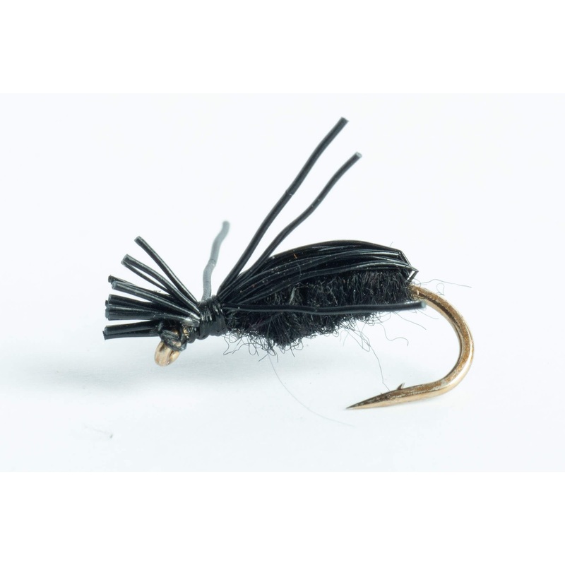 Beetle Black Dry Fly, 6-Pack||10||12||14||16||18