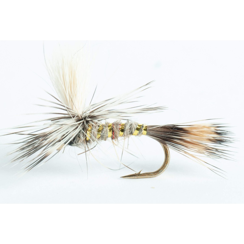 Hare’s Ear Parachute Dry Fly, 6-Pack