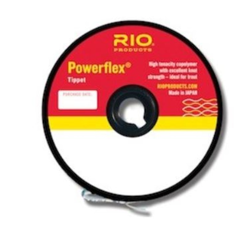 Rio Powerflex Tippet|0X (15 lb)|1X (13 LB)|2X (10lb)|3X (8.2 lb)|4X (6.4 lb)|5X (5lb)|6X (3.4 lb)|7X (2.4 lb)