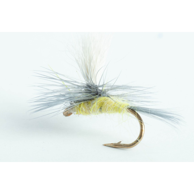 Sulphur Parachute Dry Fly, 6-Pack
