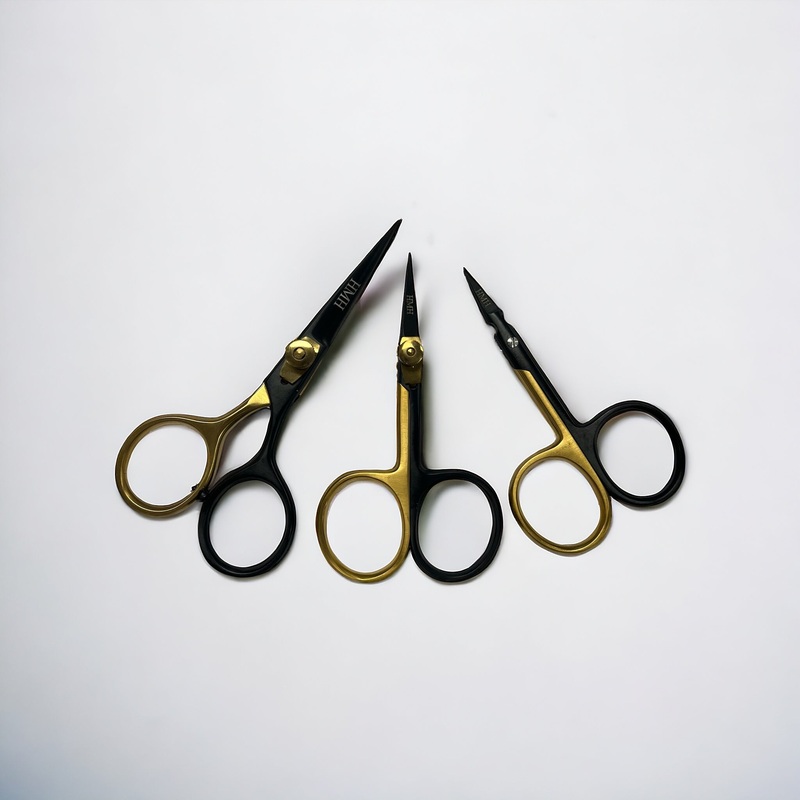 HMH Premium Tying Scissors|Tungsten Carbide Edge Arrow Point Scissors|Extra Fine Point Adjustable Tension Hair Scissors|Extra Fine Point Adjustable Tension Tungsten Carbide Edge Production Scissors