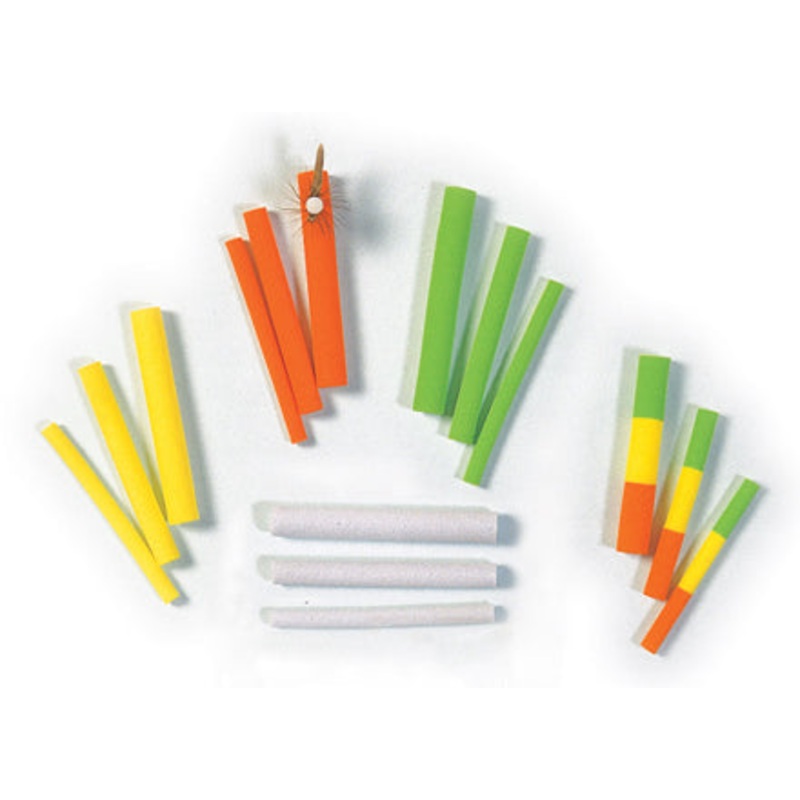 Rainy’s Parachute Posts|1/16″|Yellow|Orange|Yellow/Chartreuse/Orange