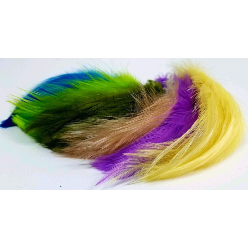 Fish Hunter Neck Hackle|Fl White|Fl Chartreuse|Fl Steelhead Orange|Fl Hot Pink|Black