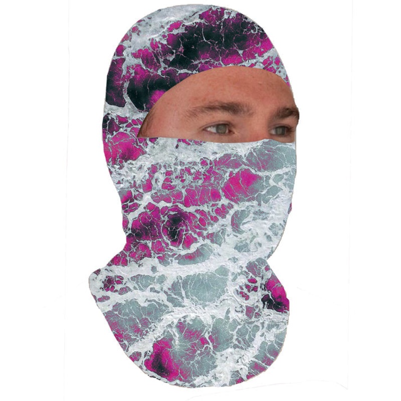 Glacier Glove Pink Camo Sun Hood