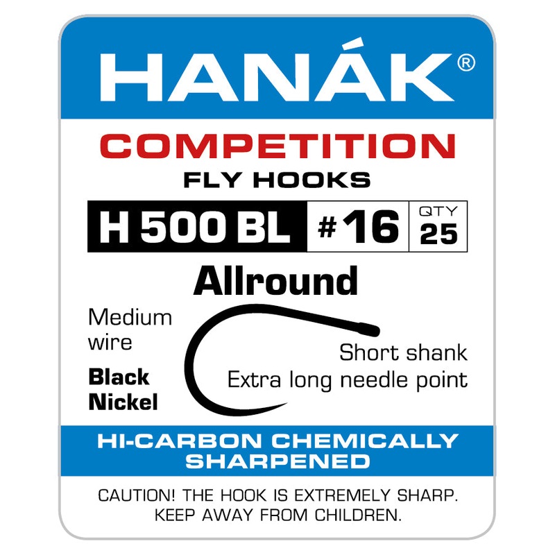 Hanak H500BL Allround Hooks|Size 10|Size 12|Size 14|Size 16