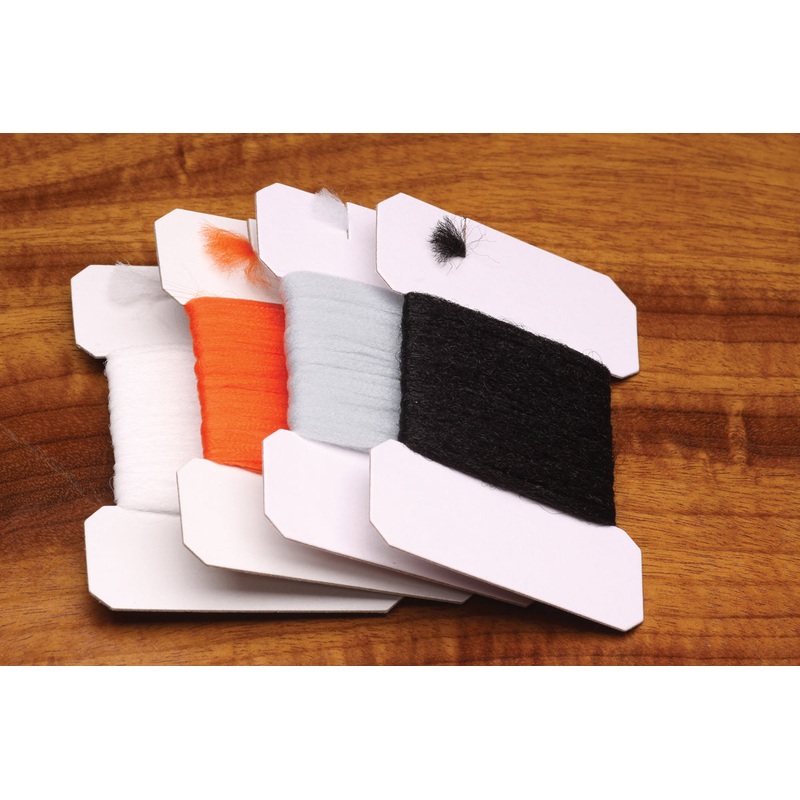 Hareline Polypropylene Yarn||210 Lt Gray||271 Orange||377 White