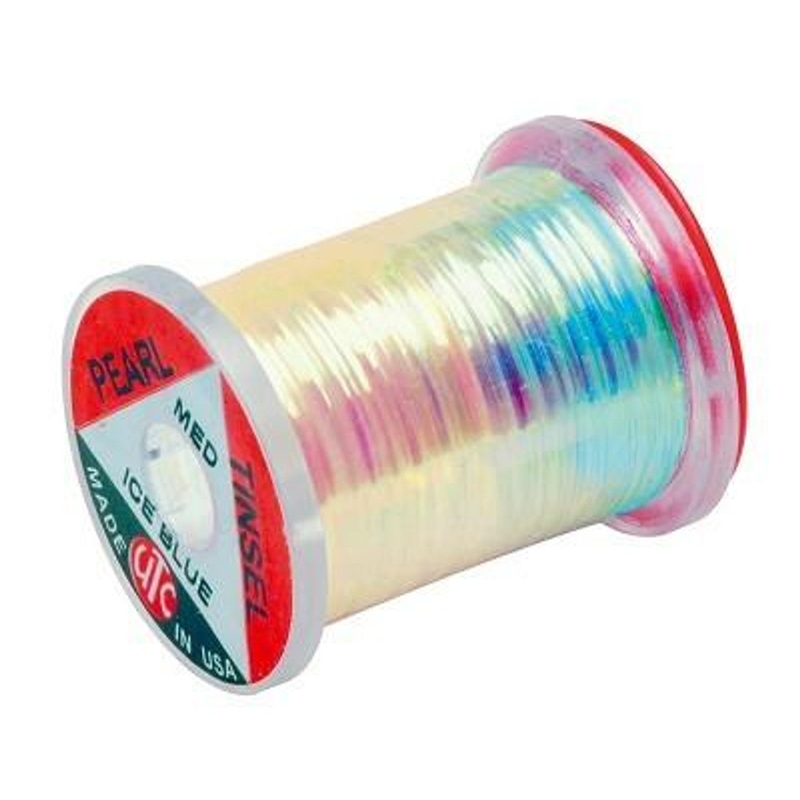 UTC Ice Blue Pearl Tinsel|1/16 Large|1/32 Medium