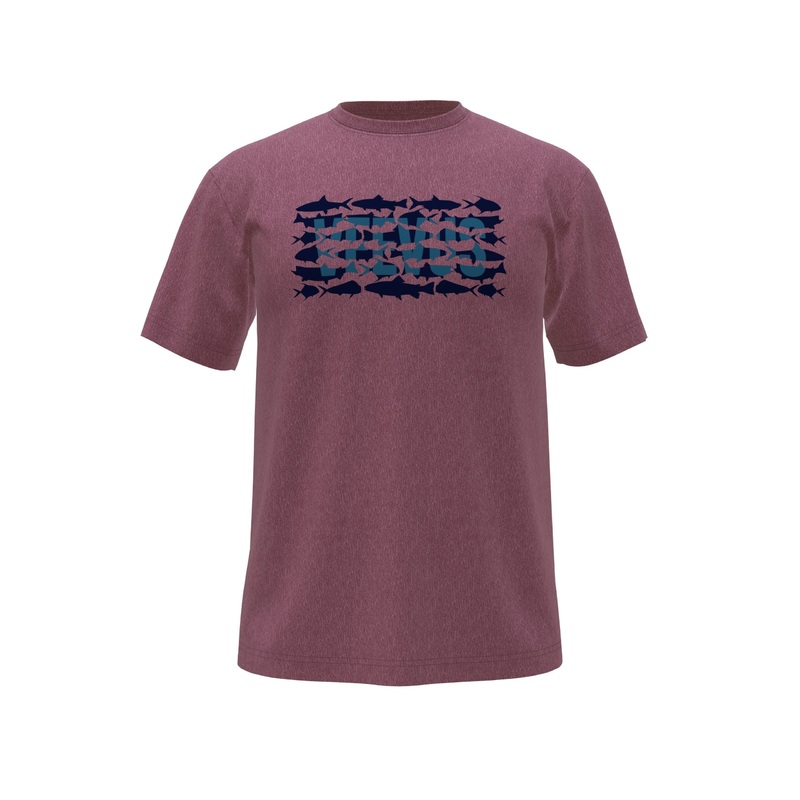 Veevus Lined Fishes Men’s T-Shirt