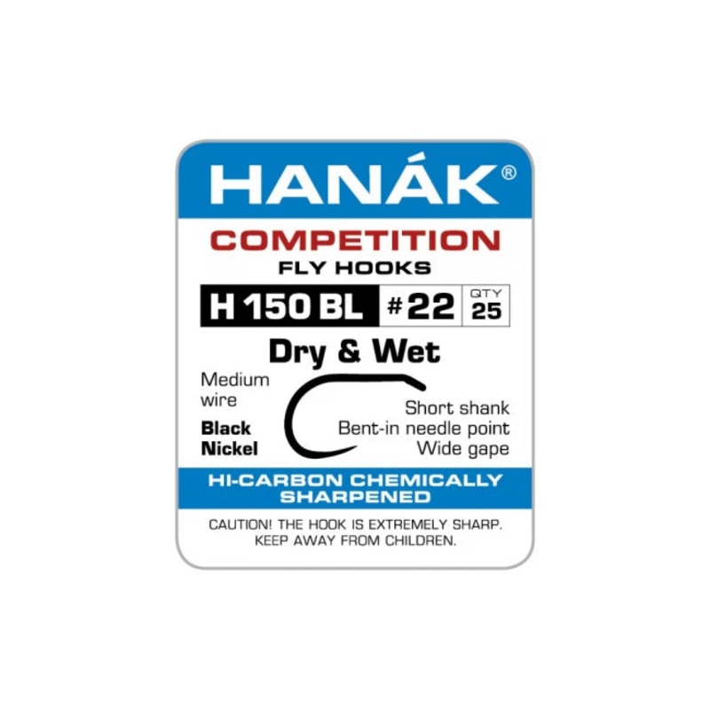 Hanak H150BL Dry & Wet Fly Hooks