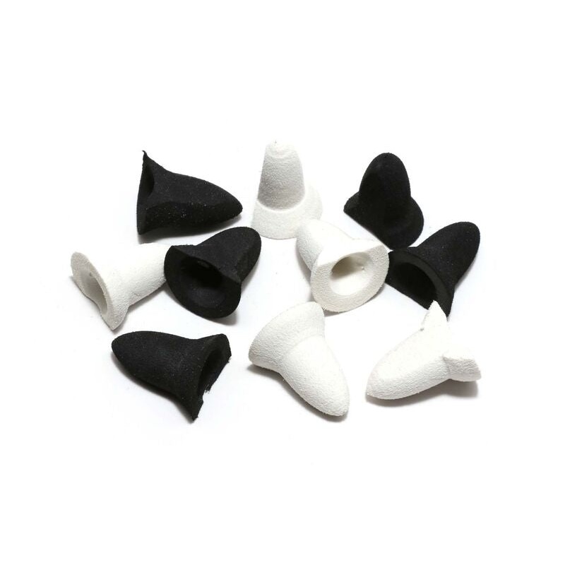Hareline Foam Diver Heads|Medium|Large|Black|White