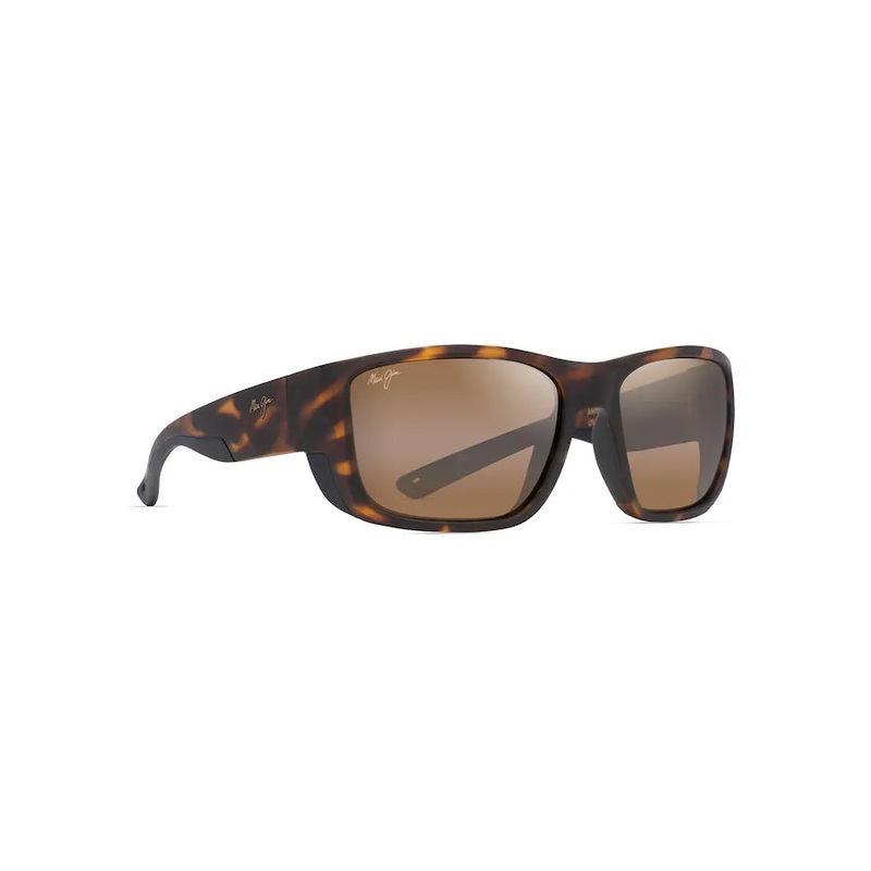 Maui Jim Amberjack Sunglasses|Matte Tortoise with Black rubber / HCL Bronze