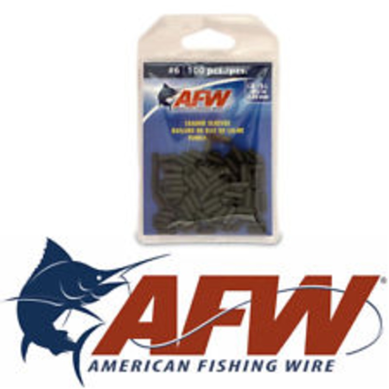 AFW Mini Double Barrel Crimps|A1 – 1.9 mm ID – 1.8 mm line max  Black – 60 pc|A2 – 2.2 mm ID – 2.1 mm line max  Black – 60 pc|B – 1.6 mm ID – 1.5 mm line max  Black – 100 pc|C – 1.3 mm ID – 1.2 mm line max  Black – 100 pc|D – 1.0 mm ID – 2.0 m