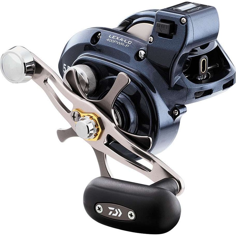 Daiwa Lexa 400 Line Counters|LEXA-LC400PWR-P (5.5:1 – Right Hand)|LEXA-LC400PWRL-P (5.5:1 – Left Hand)