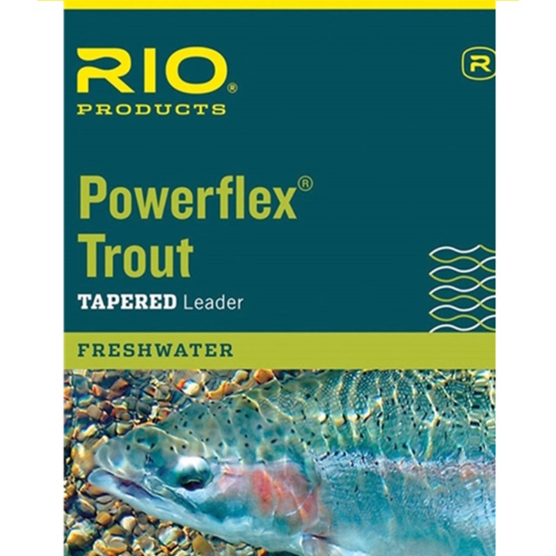 Rio Powerflex Trout Leaders|0X|1X|2X|3X|4X|5X|6X|7X|7.5’|9’|3 Pack