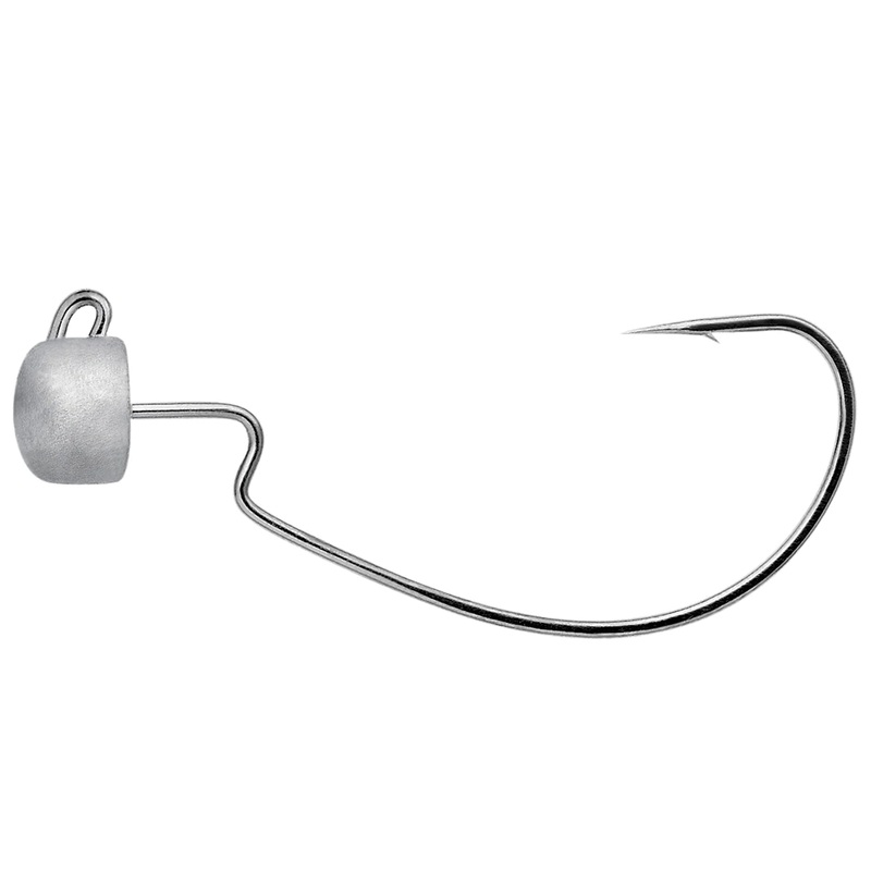 Owner Block Head Offset Jigs|1/0 – 1/16oz.|1/0 – 1/8oz.|1/0 – 3/16oz.|Natural