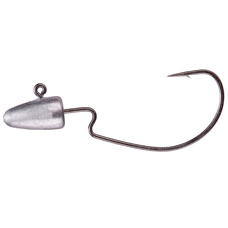 Owner Darter Head Offset Jigs|1/0 – 1/16oz.|1/0 – 1/8oz.|1/0 – 3/16oz.|Natural