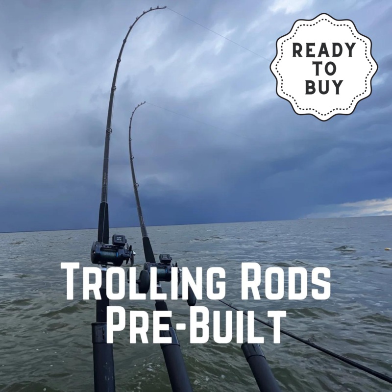 Thorne Bros Trolling Rods|8’6″ E-Glass – EVA Foam Rear Grip/Triggerless Reel Seat/EVA Fore Grip/STD Fuji Guides|8’6″ E-Glass – EVA Foam Rear Grip/Triggerless Reel Seat/EVA Fore Grip/Carbide Guides|8’6″ E-Glass – EVA Foam Rear Grip/Triggerless Reel Seat/EV
