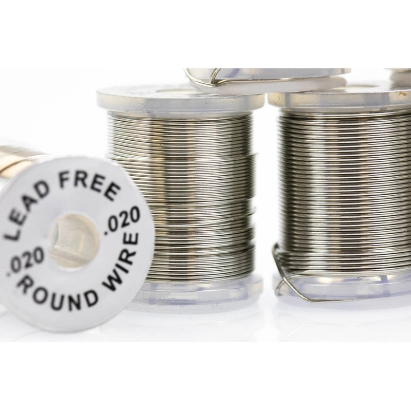 Hareline Round Lead Free Wire|.015|.020|.025|.030|.035