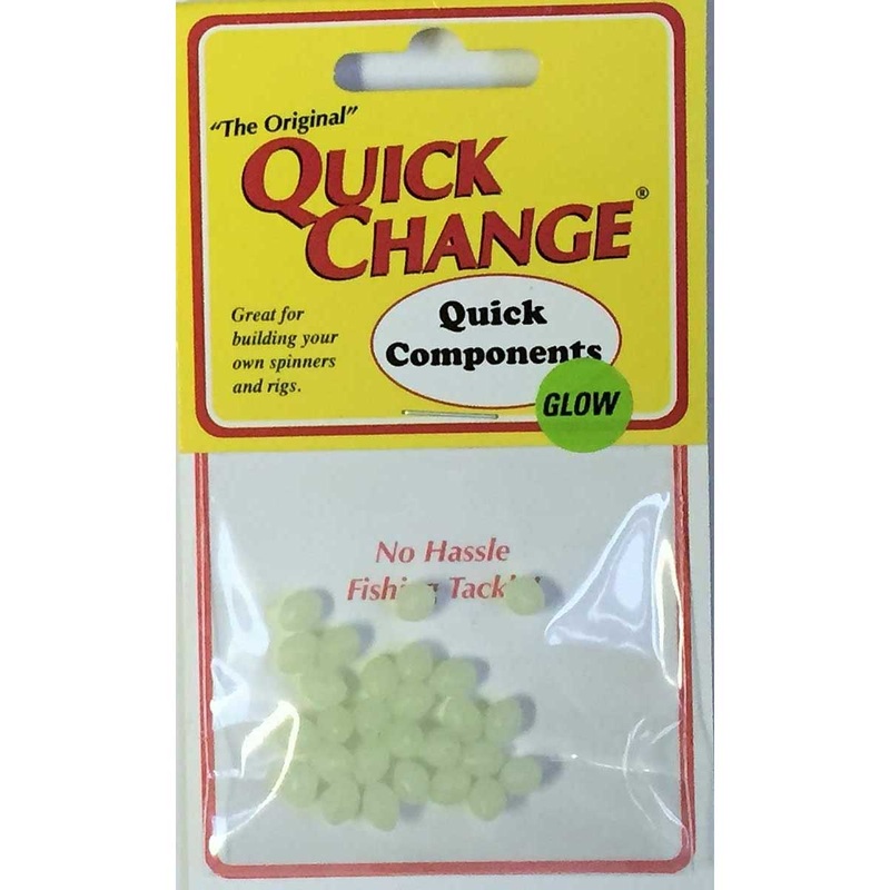 Quickchange 4mm Soft Beads|25pk|Luminescent White|Luminescent Green|Luminescent Chartreuse|Luminescent Red