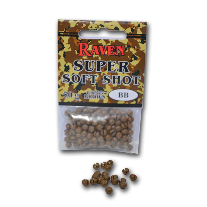 Raven Super Soft Shot Camo|No.6 (.12g)|No.4 (.20g)|No.1 (.31g)|BB (.37g)|AAA (.75g)|SSG (1.8g)