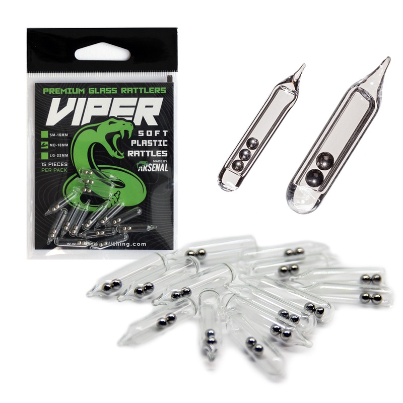 Arsenal Viper Glass Rattles|10mm|18mm|22mm