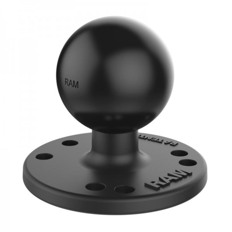 RAM Mounts Large Round Plate with Ball – D Size RAM-D-202U