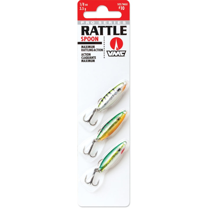 VMC Rattle Spoon – Kit|1/16 oz.|1/8 oz.|1/4 oz.|Glow|Glow UV